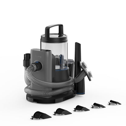 Professional Plus Pet Grooming Vacuum Kit, 5 Pet Grooming Tools, 2L Canister, Works for All Dogs, Cats, and Pet Fur